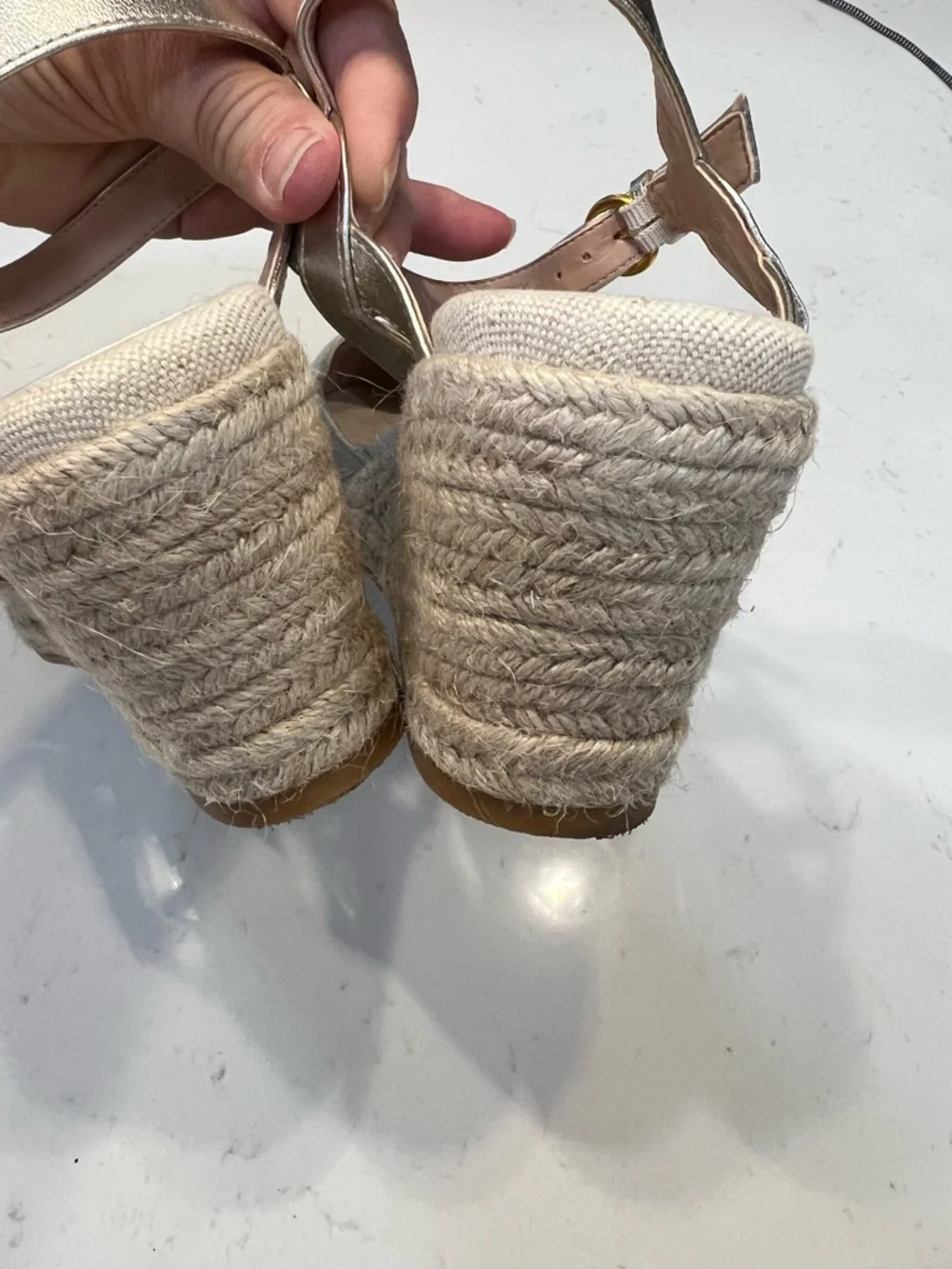 Cole Haan Women's Cloudfeel Espadrille Wedge sandals Size 10M